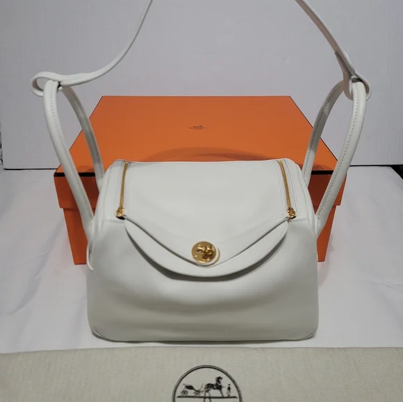 Brand new Hermès White Lindy 26 - Picture 16 of 16